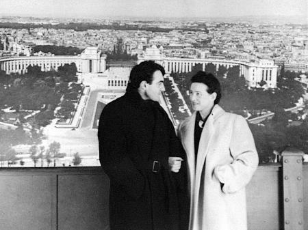 Claude Lanzmann e Simone de Beauvoir - Reprodução