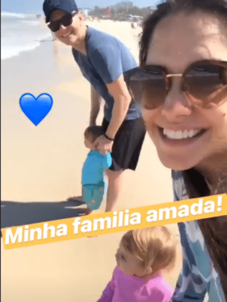 Thais Fersoza e Michel Teló com os filhos, Teodoro e Melinda - Reprodução/Instagram