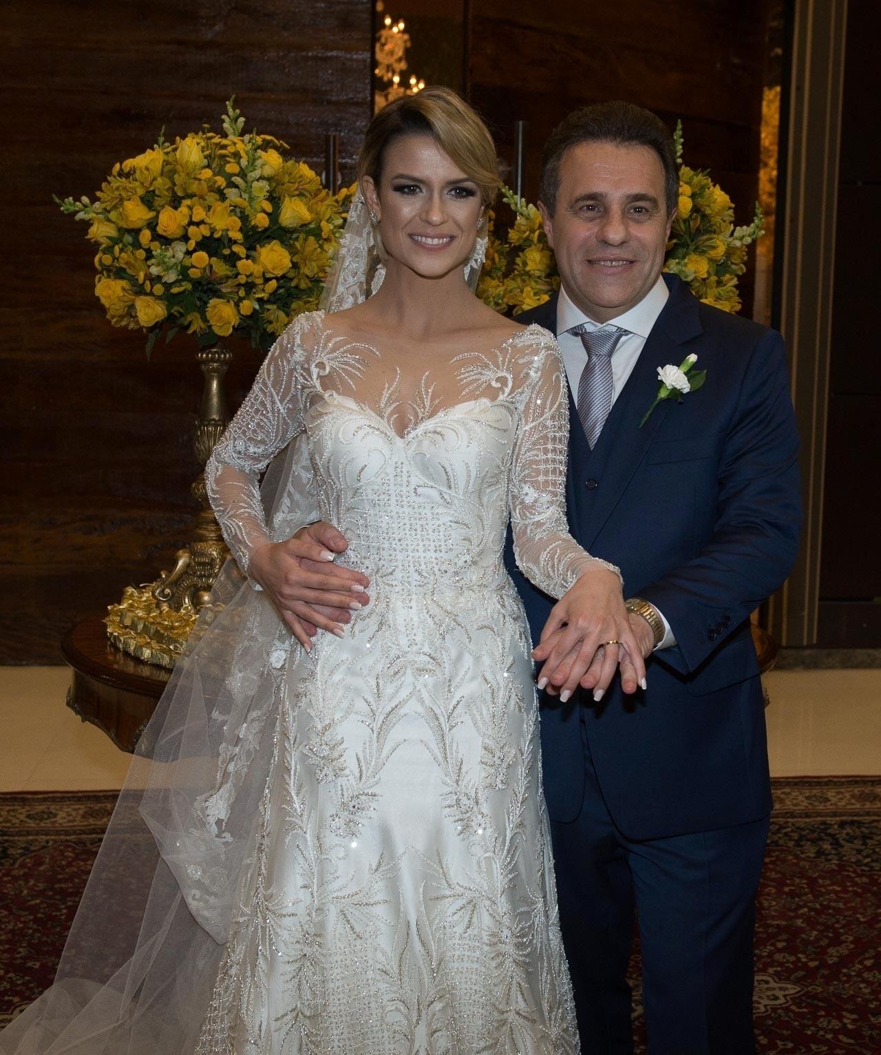 Jurada do "Bake Off Brasil", Beca Milano se casa em São Paulo com Fernando Pelégio - Francisco Cepeda e Patrícia Devoraes/AgNews