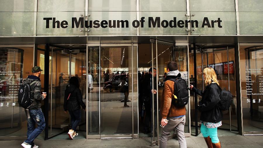 Entrada do Museu de Arte Moderna de Nova York, o MoMA (Museum of Modern Art) - SPENCER PLATT/GETTY IMAGES NORTH AMERICA/AFP