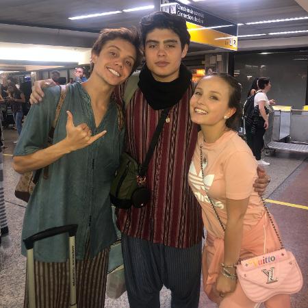 Larissa Manoela,  Leonardo Cidade e Gabriel Felipe - Instagram - Instagram