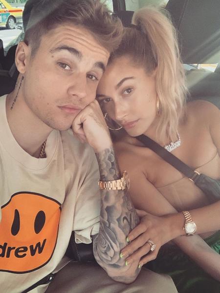 Justin Bieber e a mulher, Hailey - reprodução/Instagram