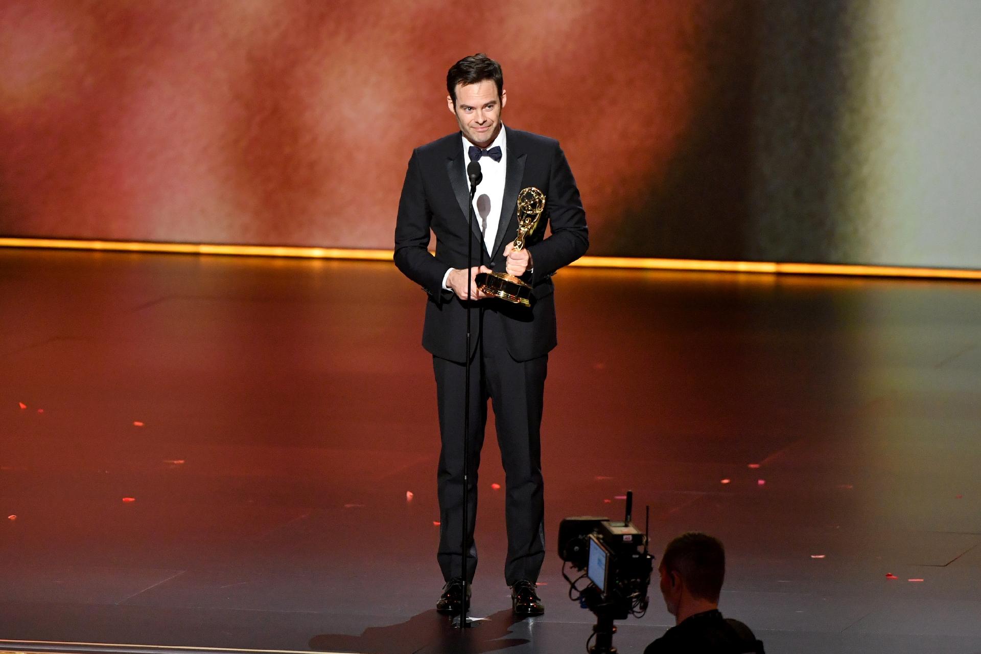 Bill Hader agredece prêmio de melhor ator em comédia no Emmy por Barry - Amy Sussman/WireImage