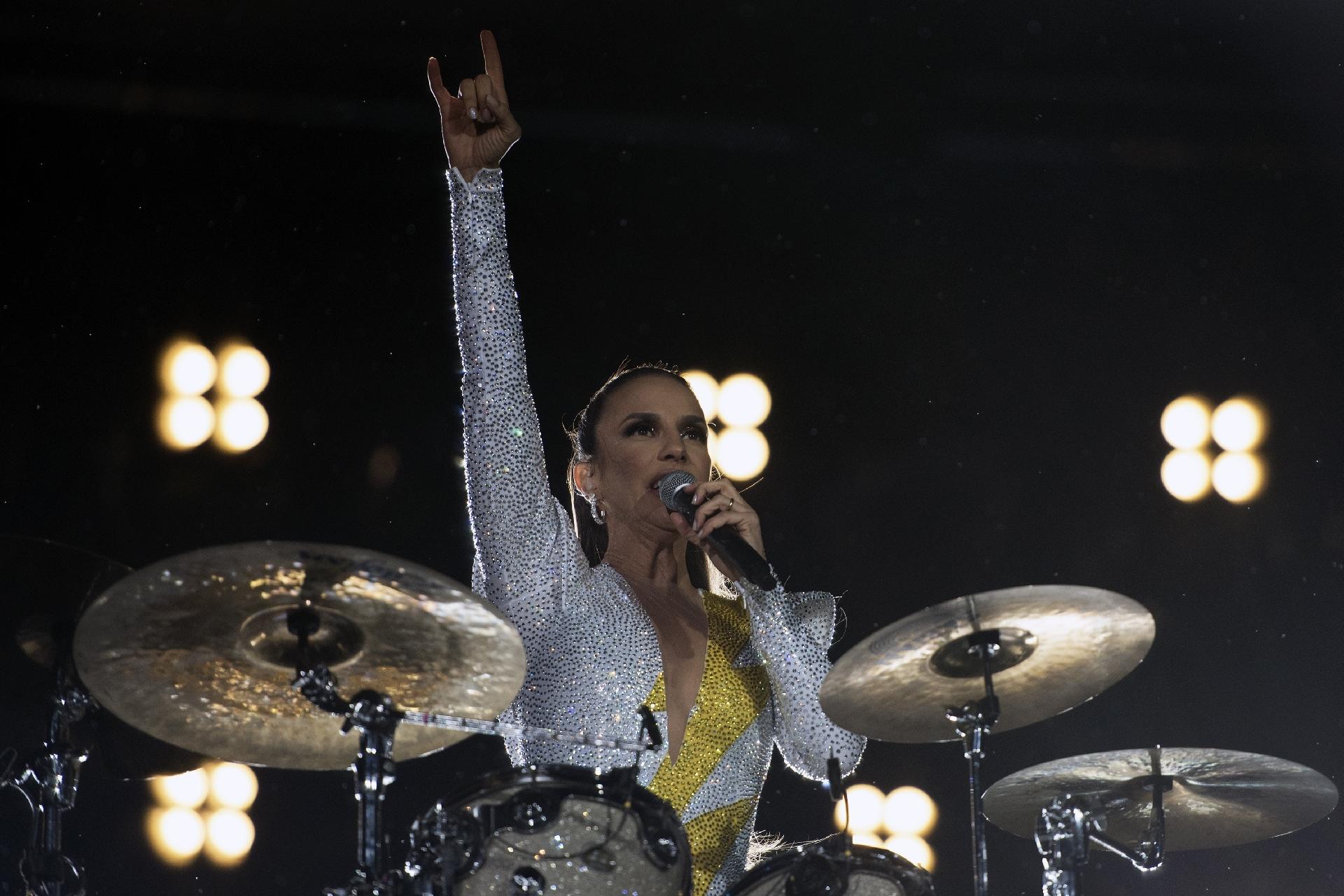Ivete Sangalo se apresenta no palco Mundo no Rock in Rio 2019 - Delmiro Júnior/Agência O Dia/Estadão Conteúdo