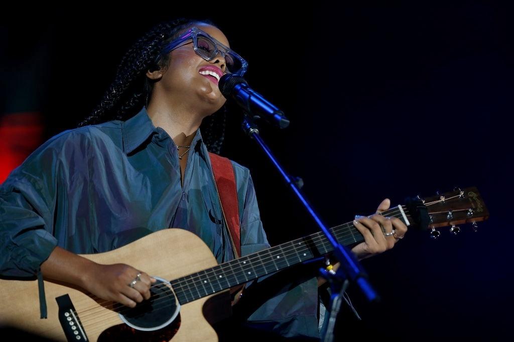 A cantora Gabriella Wilson, conhecida como H.E.R, no Rock in Rio 2019 - WAGNER MEIER/GETTYIMAGES
