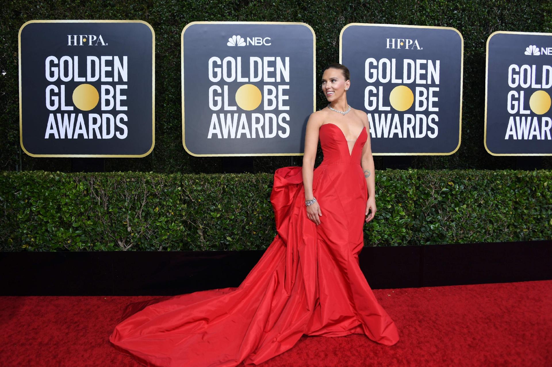 A atriz Scarlett Johansson concorre a melhor atriz pelo filme Histórias de um Casamento - Valerie Macon/AFP