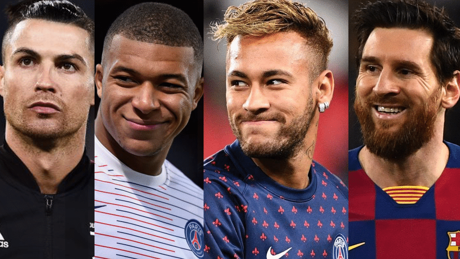 Neymar, Mbappé, Messi, Cristiano Ronaldo e mais: veja quais mudanças podem acontecer nas notas dos craques de FIFA - Arte/UOL