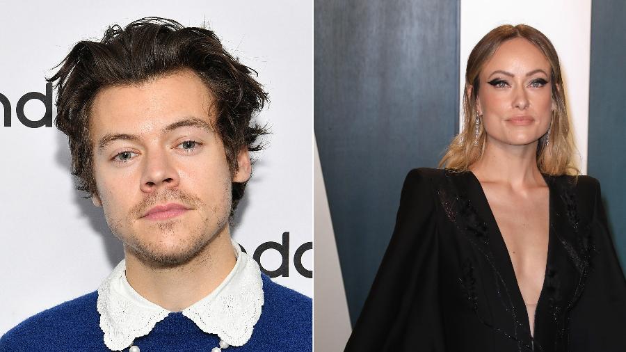 Harry Styles e Olivia Wilde são discretos em relação ao relacionamento - Getty Images/Montagem UOL