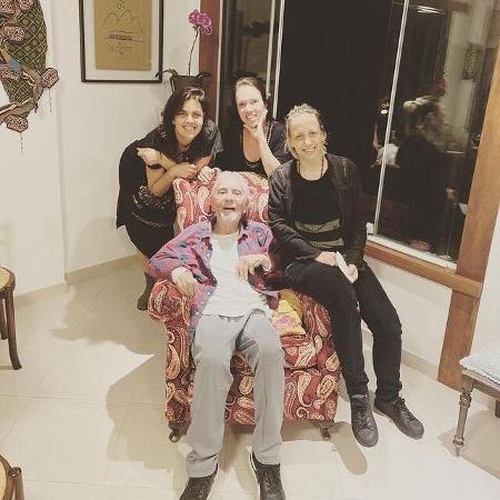 Clara Kutner, Bel Kutner, Ana Kutner e Paulo José - Reprodução/Instagram