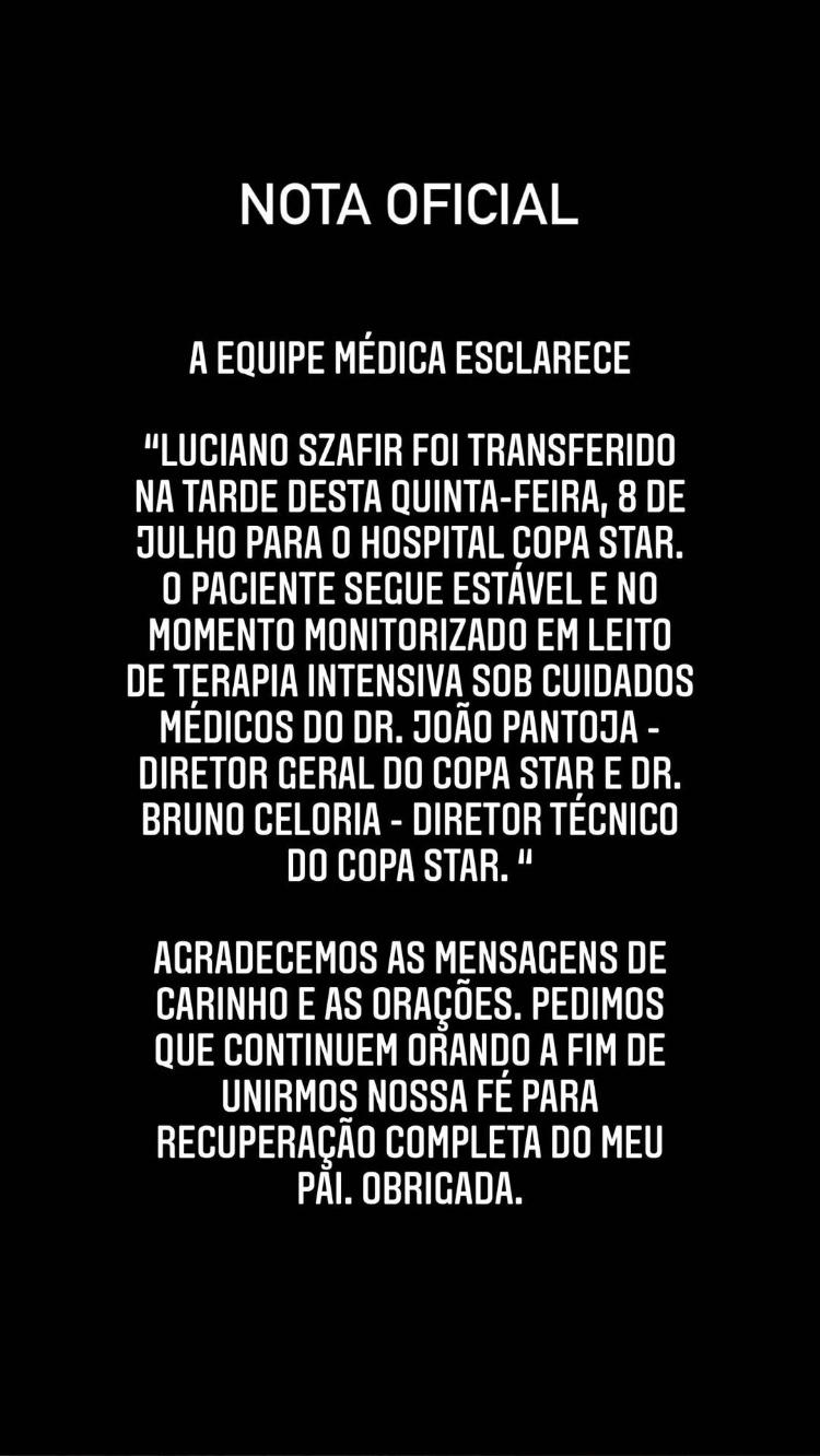 Sasha Meneghel publicou texto - Reprodução/Instagram @sashameneghel - Reprodução/Instagram @sashameneghel