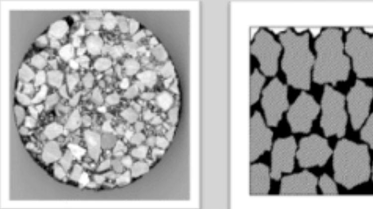 Detalhe microscópico do asfalto SMA, que troca o tradicional piche por fibra, polímero e resina