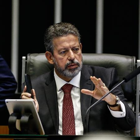 Arthur Lira em sessão na Câmara dos Deputados