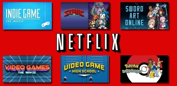 Acervo do serviço de streaming tem documentários e desenhos animados sobre games - Arte/UOL