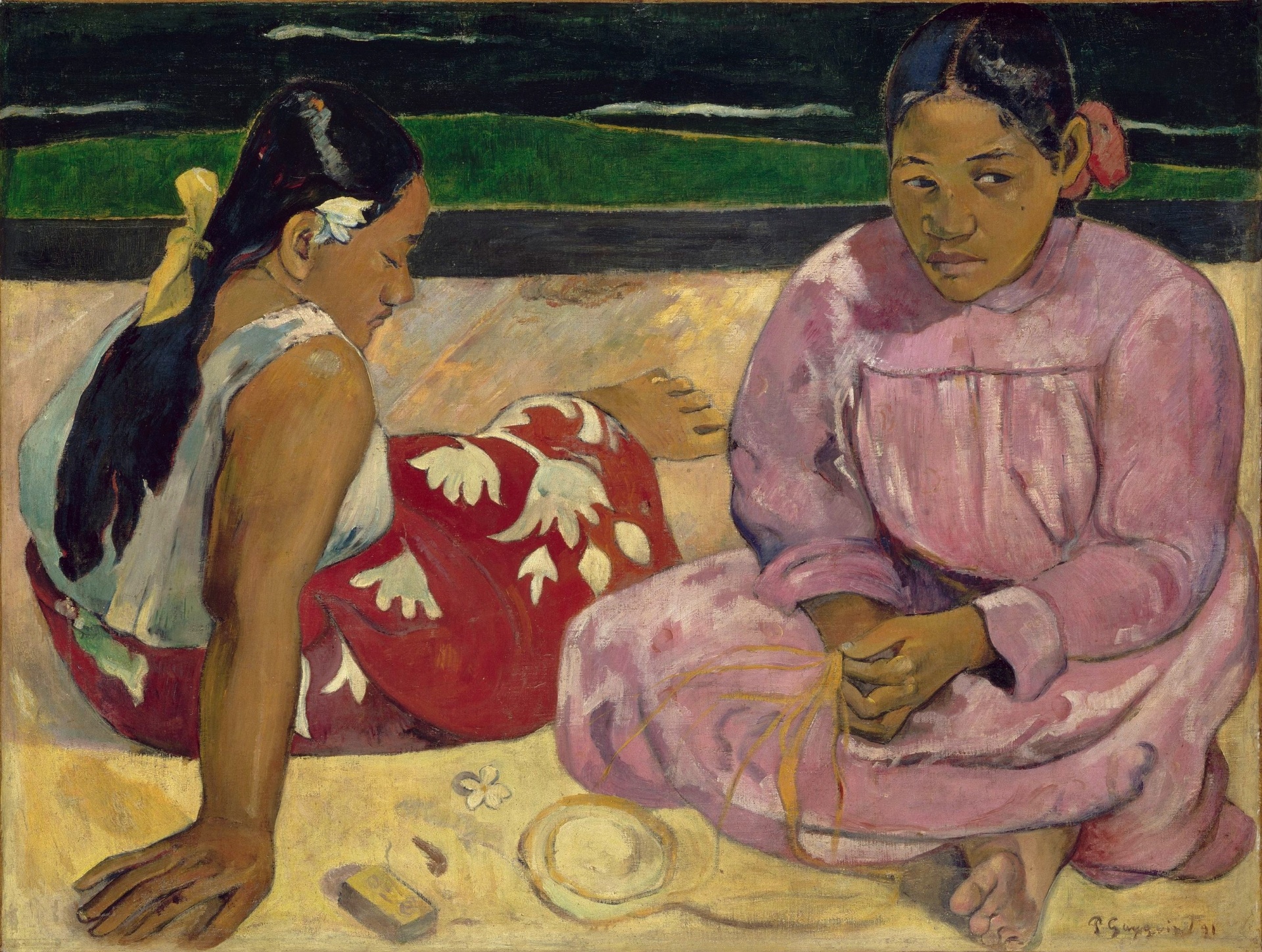 Femmes de Tahiti [Mulheres do Taiti], de Paul Gauguin, estará na exposição "O Triunfo da cor. O pós-impressionismo: obras-primas do Musée d'Orsay e do Musée de l'Orangerie", no CCBB - RMN-Grand Palais (Musée d'Orsay)