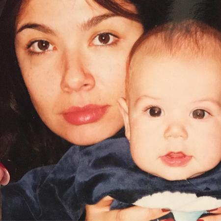 Luciana Gimenez e Lucas, ainda bebê - Reprodução/Instagram