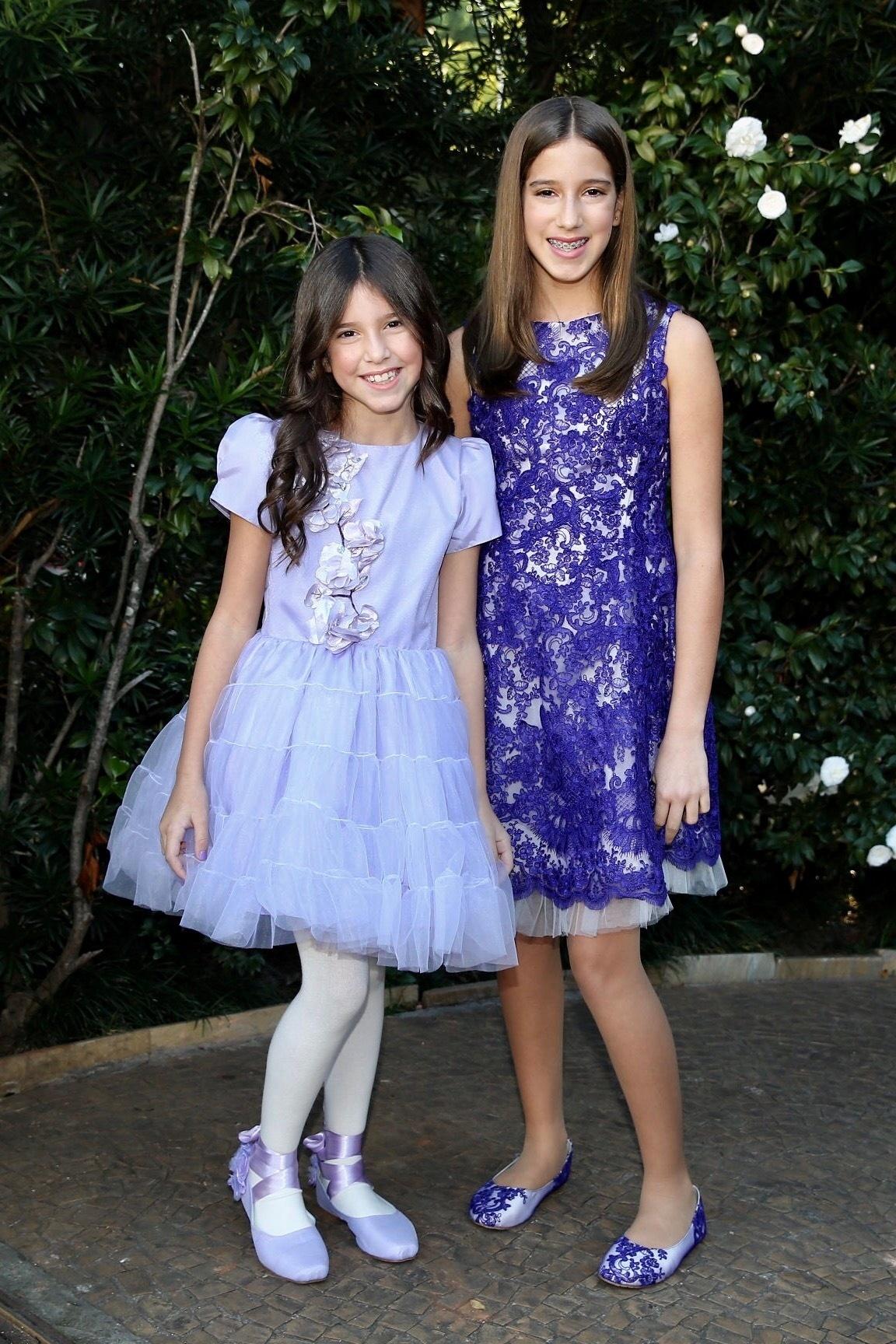 Duas das três filhas do casal comemoraram aniversário antecipadamente: Clara, que faz 12 anos, e Maria, que faz 9, nasceram no dia 18 de junho, com a diferença de três anos uma da outra - Manuela Scarpa/Brazil News