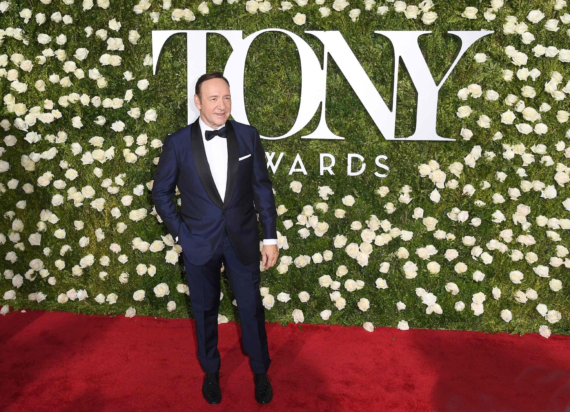 Kevin Spacey chega para apresentar o Tony Awards - Angela Weiss/AFP Photo