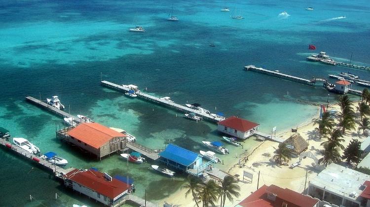 San Pedro é ponto de partida para excursões que vão até o Great Blue Hole, em Belize - Asteiner/creativecommons.org/licenses/by-sa/3.0/deed.en - Asteiner/creativecommons.org/licenses/by-sa/3.0/deed.en