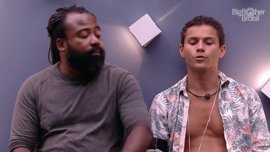 Rodrigo e Danrley conversam sobre paredão - Reprodução/GlobosatPlay