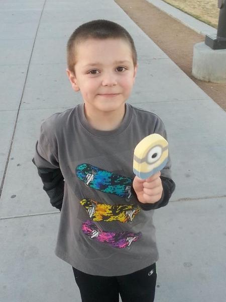 Landon Bjorson tem 7 anos e é autista - Reprodução/Facebook/Alexa Bjornson