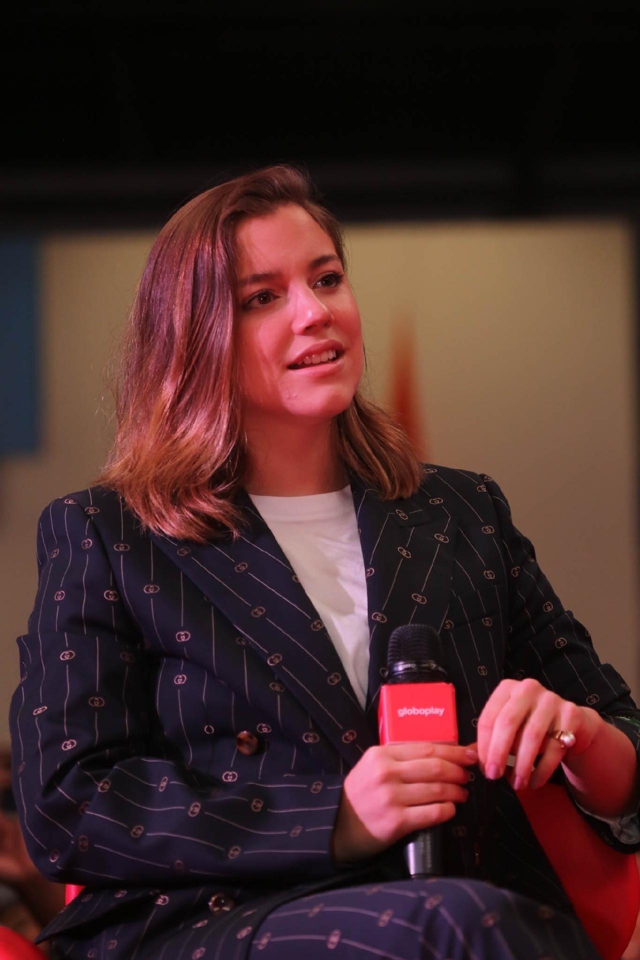 Alice Wegmann participou de painel do Globoplay no segundo dia da CCXP 2019 - Amauri Nehn/Brazil News