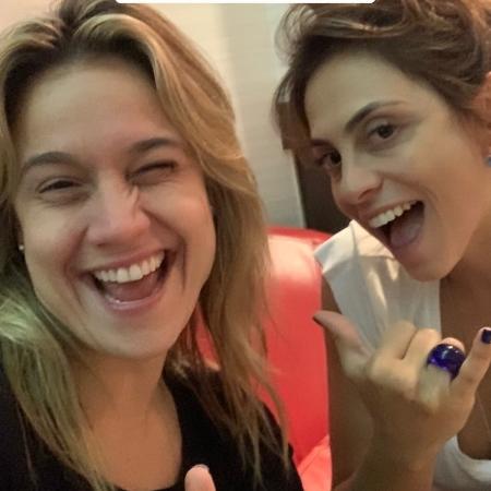 Fernanda Gentil e a mulher, Priscila Montandon - Reprodução/Instagram