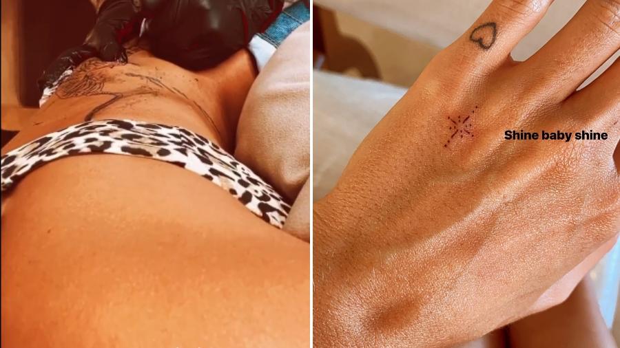 Yasmin Brunet mostra novas tatuagens - Reprodução/Instagram