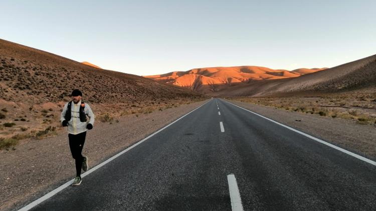 Juan já cruzou toda a Argentina e Chile, país onde teve que parar por conta da pandemia - Arquivo pessoal - Arquivo pessoal