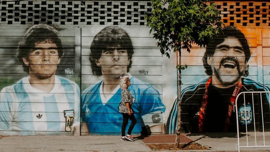 Mural Maradona Buenos Aires - especial - Amanda Cotrim/UOL