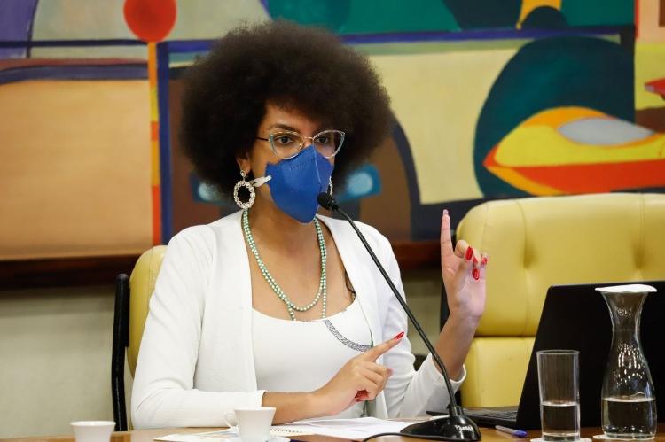 A covereadora Carolina Iara, da Bancada Feminista (PSOL-SP), na Câmara dos Vereadores de São Paulo - Divulgação - Divulgação