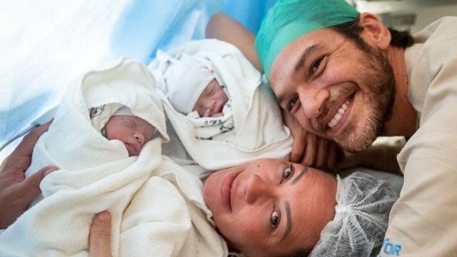 Nascem os gêmeos de Fabiula Nascimento e Emilio Dantas - Reprodução/Instagram