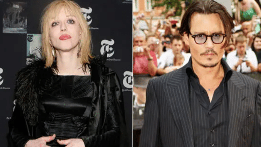 Courtney Love diz que Johnny Depp salvou sua vida - Reprodução