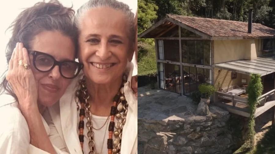 Gilda Midani, esposa de Maria Bethânia, abriu as portas de sua casa na Serra do Rio de Janeiro Gilda Midani, esposa de Maria Bethânia, abriu as portas de sua casa na Serra do Rio de Janeiro