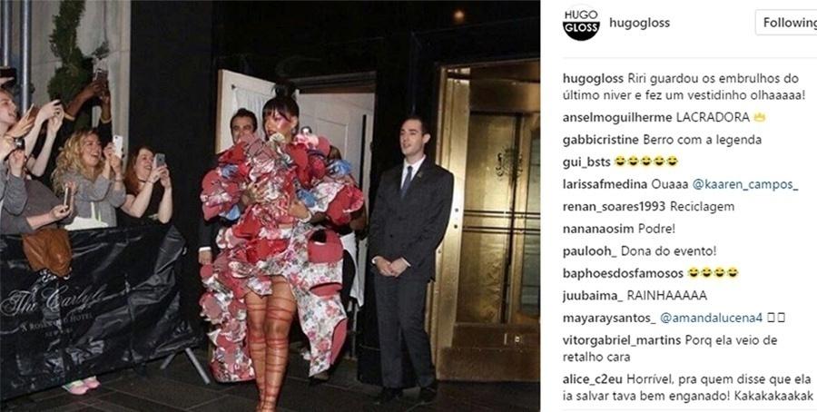 Se não for pra causar, Rihanna nem vai - Reprodução/Instagram