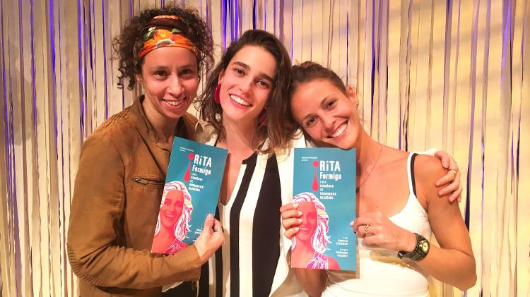 Thalita Carauta e Fernanda de Freitas foram prestigiar a atriz Priscila  - Divulgação - Divulgação