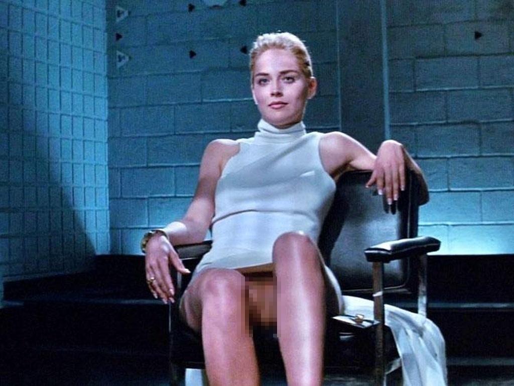 Sharon Stone em "Instinto Selvagem" (1992) - Reprodução