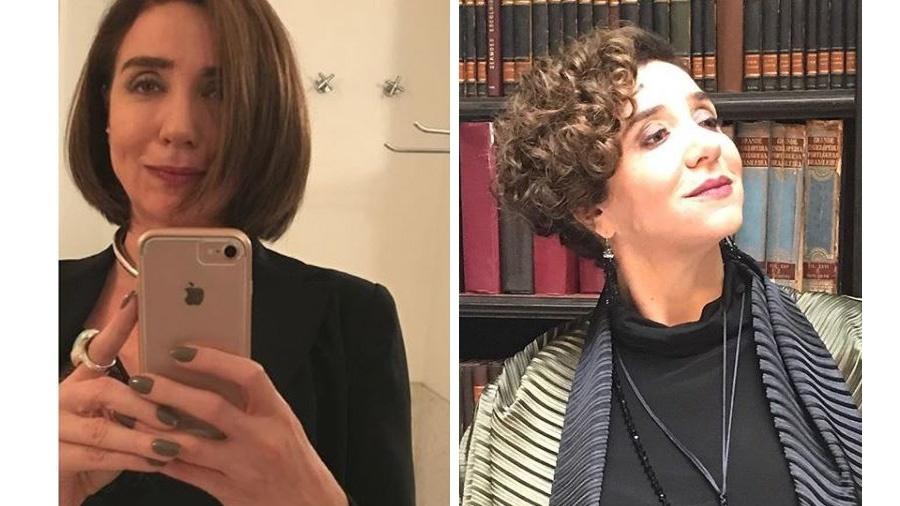 A atriz Marisa Orth antes e depois da nova mudança de visual - Reprodução / Instagram