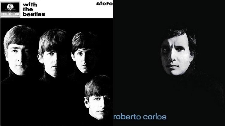 Beatles vs Roberto Carlos - Reprodução/Montagem