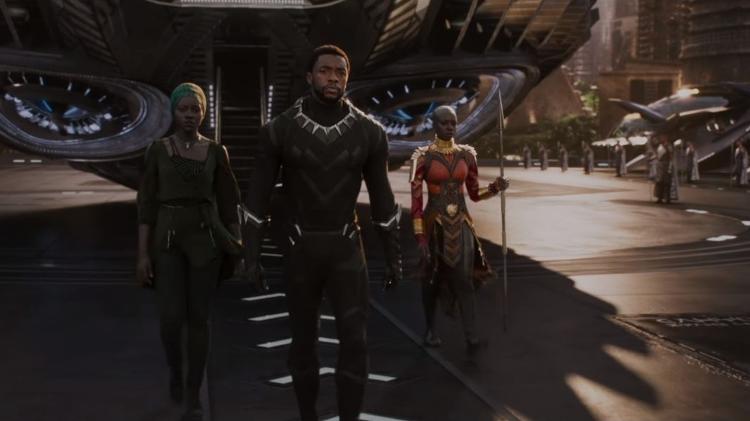 Cena do trailer de "Pantera Negra" - Reprodução - Reprodução