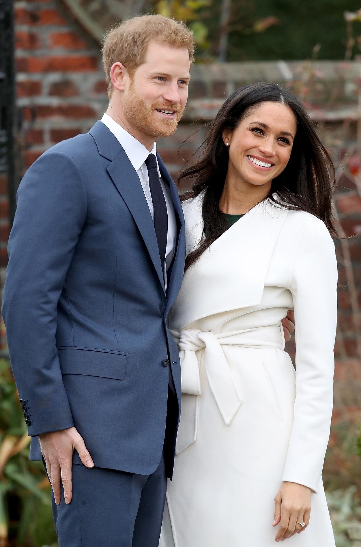 Príncipe Harry e Meghan Markle anunciam seu noivado nos jardins do palácio de Kensington - Getty Images