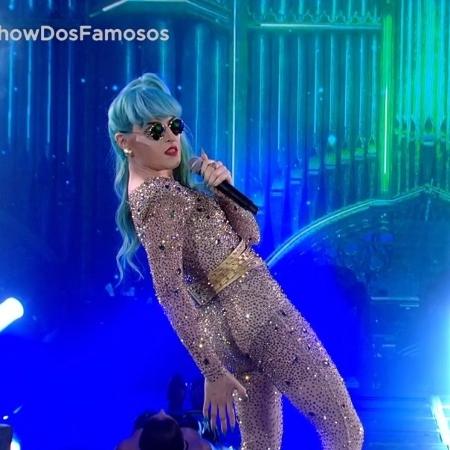 Alessandra Maestrini encarnou Lady Gaga no "Show dos Famosos" - Reprodução/Globo - Reprodução/Globo