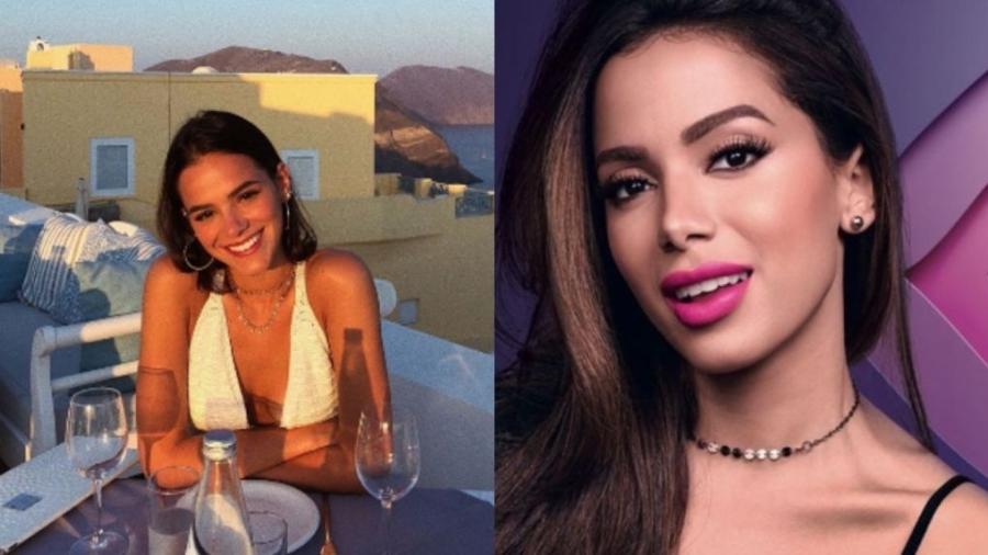 O jornalista Leo Dias explica no programa "Sensacional" de onde vem a suposta rivalidade entre Bruna Marquezine e Anitta - Reprodução/Instagram