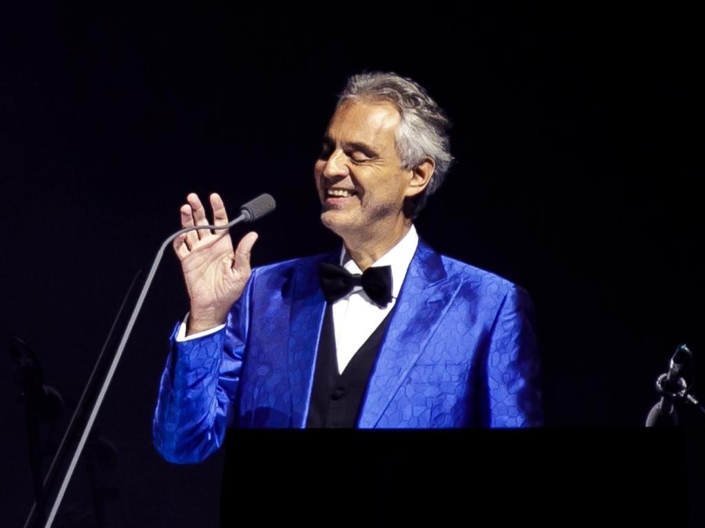 Andrea Bocelli se apresenta no Allianz Parque, em São Paulo - Mariana Pekin/UOL