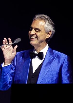 Andrea Bocelli se apresenta no Allianz Parque, em São Paulo - Mariana Pekin/UOL - Mariana Pekin/UOL