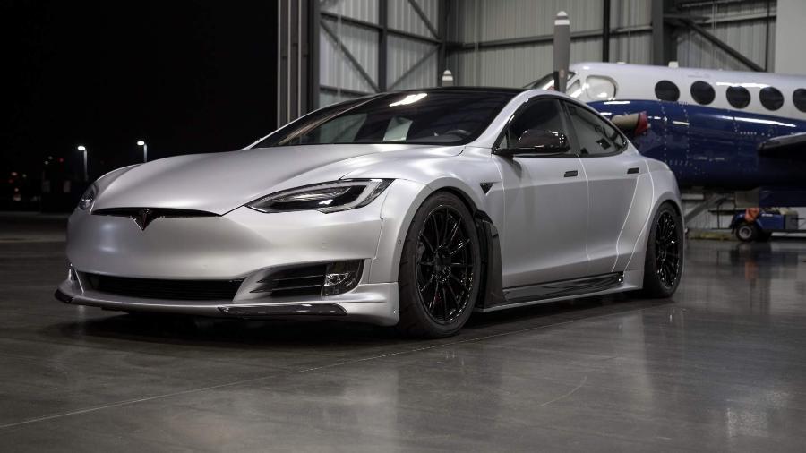 Tesla Model S tunado pela Unplugged Performance (S-Apex) - Divulgação