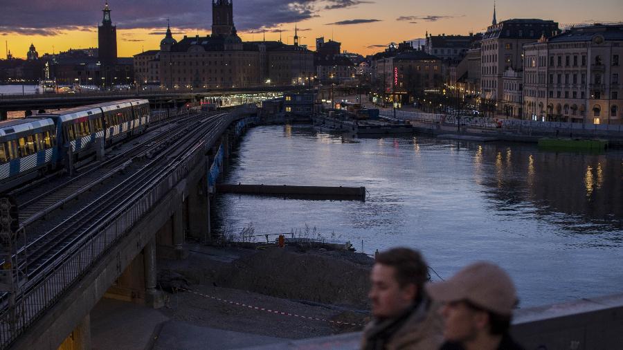 Estocolmo, capital da Suécia, este no centro da polêmica de quais medidas seriam tomadas no combate ao coronavírus - Getty Images
