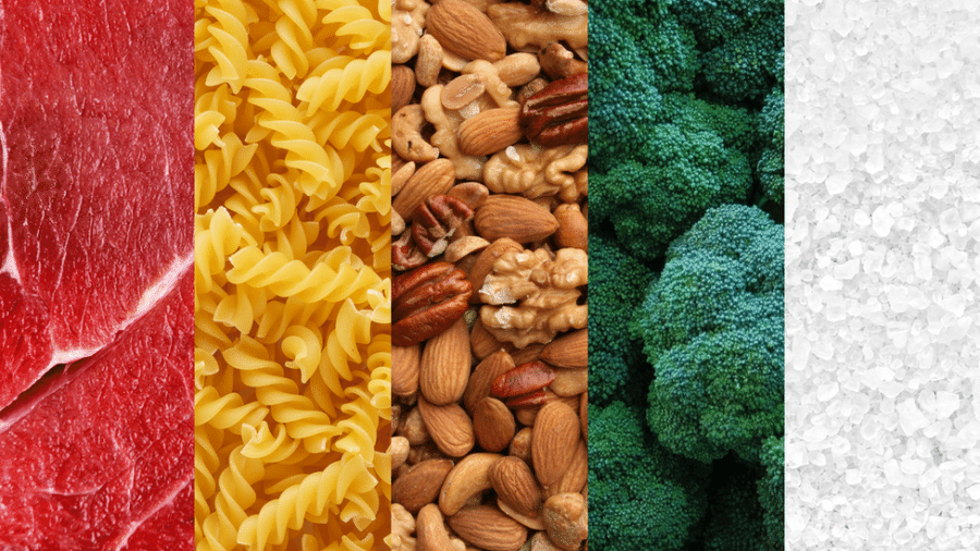 De acordo com os pesquisadores, temos apetites para proteínas, carboidratos, gorduras, cálcio e sódio (sal) - Getty Images/BBC 
