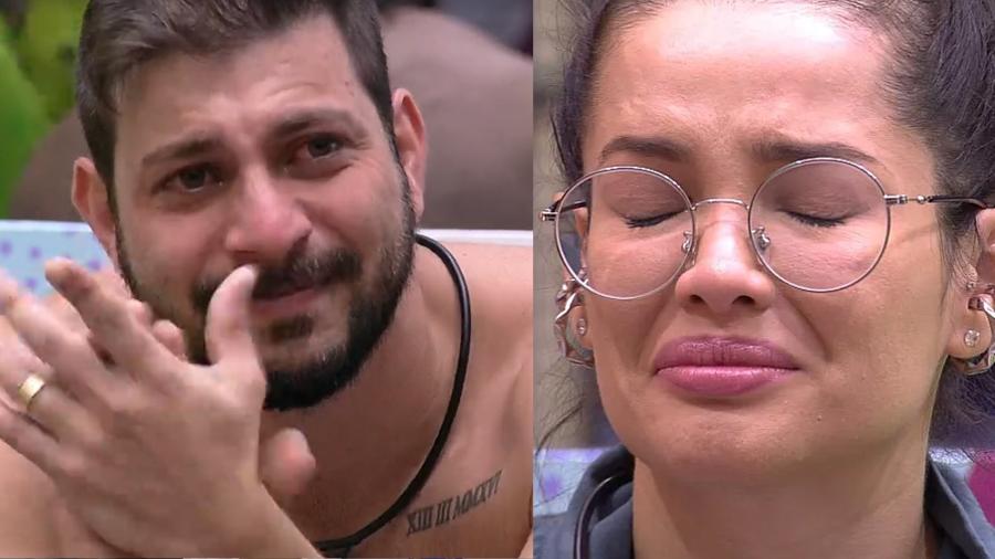 BBB 21: Caio e Juliette se emocionam com o vídeo do anjo - Reprodução/Globoplay