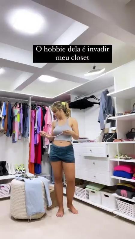 Rafa Kalimann mostrou closet - Reprodução/Instagram @rafakalimann - Reprodução/Instagram @rafakalimann