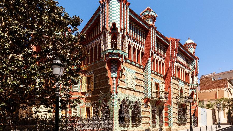 Casa Vicens, primeira a ser projetada por Gaudí, servirá de hospedagem - mas só por uma noite - Divulgação/Airbnb